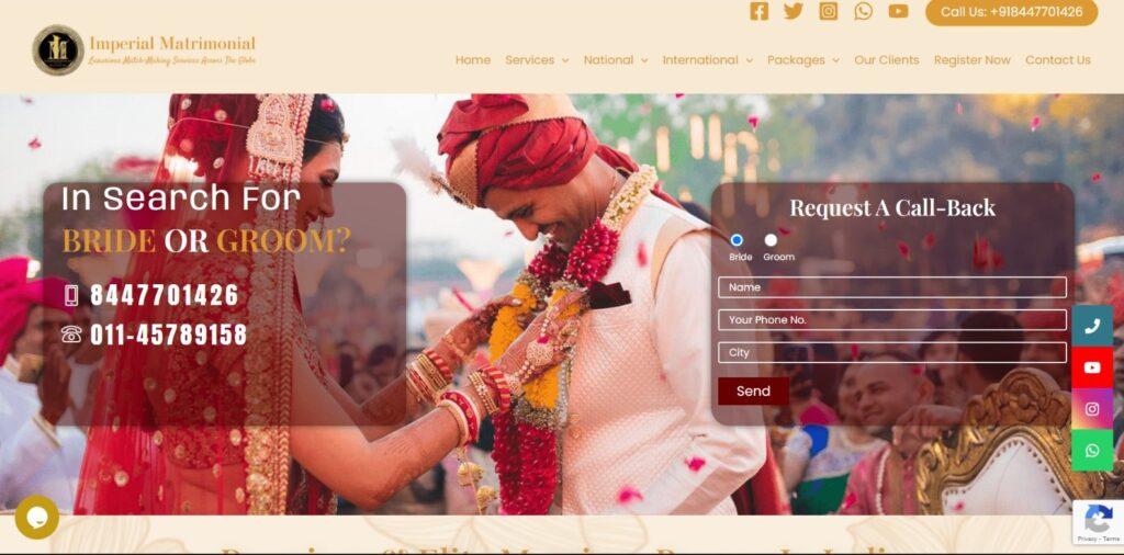 History of Matrimonial Services