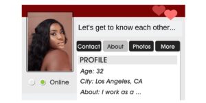 Online Dating Profile Samples